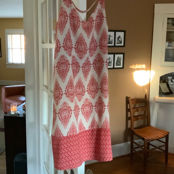 Coral mini dress - Picture 4 of 5